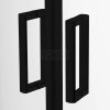 NEW TRENDY Kabina prysznicowa SUVIA BLACK 2D kwadratowa U 80x80x185 szkło czyste 5mm K-3564